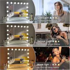 makeup lights 10 bulbs 3 lighting modes