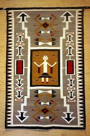 storm pattern pictorial navajo rug with