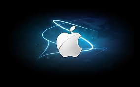 apple brand widescreen wallpaper gray