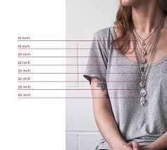 Chain Lengths Womens In 2019 Necklace Size Charts