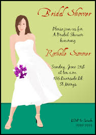 custom bridal shower invitation sles