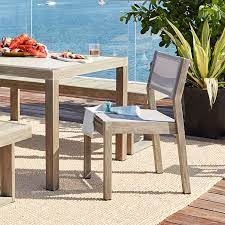 portside outdoor textilene dining chair