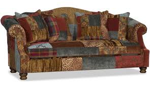 multicolor curved sofa