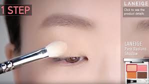 c makeup for single eyelid laneige