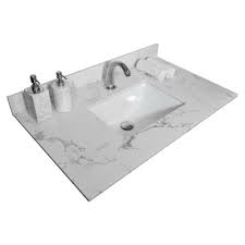 31 inch bathroom vanity top with sink. Montary 31inch Bathroom Stone Vanity Top Engineered White Marble Color With Undermount Ceramic Sink And Single Faucet Hole With Backsplash Walmart Com Walmart Com
