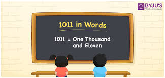 1011 In Words Spelling 1011 What Is