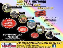 Our retail facilities, service centers and websites are open. 14th Annual Rv Outdoor Sport Show Kroubetz Lakeside Campers Motors Lake Crystal Mn