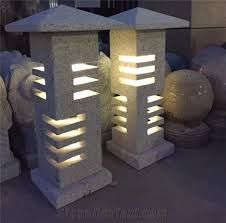 Solar Granites Stones Lanterns Lamps