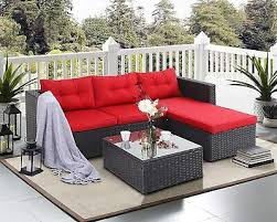 Patio Rattan Furniture Set Outdoor