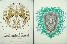 Coloring page ~ marvelous new coloring books for adults. Enchanted Forest Artist S Edition A Review Colouring In The Midst Of Madness