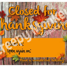 Closed For Thanksgiving 01b