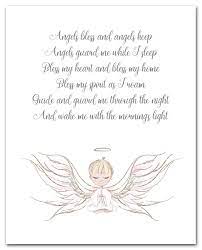 Guardian Angel Prayer Art Print Wall