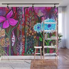 January Garden Wall Mural By