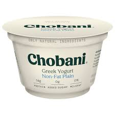 chobani yogurt greek nonfat plain