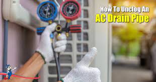 fixing your clogged ac drain pipe