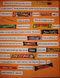 chocolate candy bar card for husband s