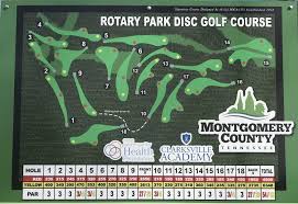 The hickory run state park disc golf score card (pdf) has the rules of play and a map of the course. Montgomery County Tn