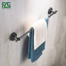single bathroom towel rack holder