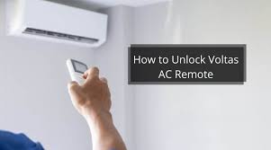 Replacement of batteries in remote controller. How To Unlock Voltas Ac Remote Simple Remote Unlocking Guide
