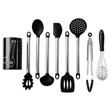Browse our great prices & discounts on the best cookware sets, brands and more. 9pcs Silicone Kitchenware Non Stick Cookware Cooking Tool Spatula Ladle Egg Beaters Shovel Spoon Soup Kitchen Utensils Set Fordeal