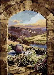 tuscan afternoon tapestry large 250