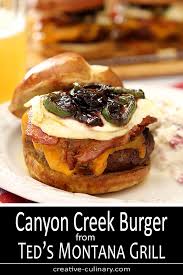 canyon creek burger from ted s montana