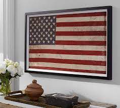 American Flag Framed Print Pottery Barn