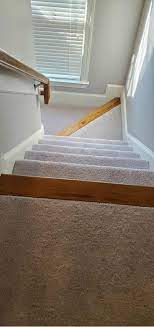 carpet installation including stairs in