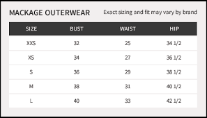 Low Cost Mackage Jacket Size Chart E52e3 7ff17