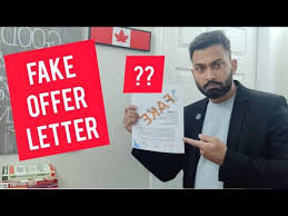 fake offer letter from canada