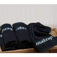 turkish towel makeup washcloth black
