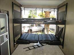 toy hauler dual couch bed lift system