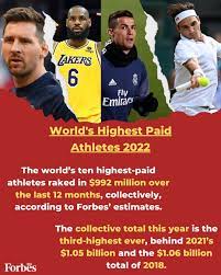 highest paid athlete in 2022