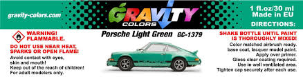 porsche light green gravity colors