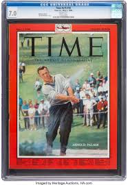 1960 Arnold Palmer TIME Magazine, CGC 7.0 - None Higher. . ... Golf | Lot  #50829 | Heritage Auctions