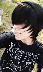 Find gifs with the latest and newest hashtags! Emo Boy Black Hair A Photo On Flickriver