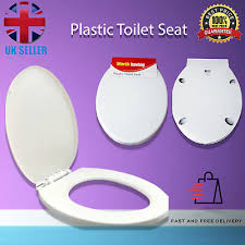 Heavy Duty Plastic Toilet Seat White