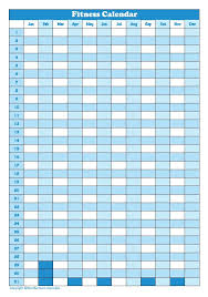 19 free workout calendar templates to