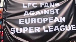 Liverpool Fans Protest European Super League at Anfield | The Chronicle