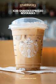 a guide to iced shaken espresso drinks