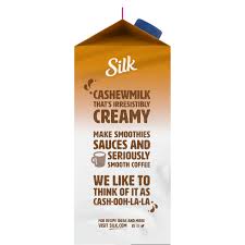 silk unsweetened creamy cashew milk