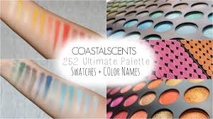 coastal scents 252 palette swatches