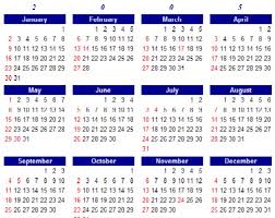 Calendar Year