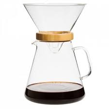 german glass pour over coffee maker