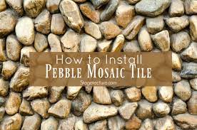 How To Install Pebble Mosaic Tile