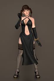 DOA 5 - Lei Fang [Black Dress] by IshikaHiruma.deviantart.com on  @DeviantArt | Black dress, Dresses, Sexy games