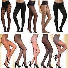 Lot Hosiery Sheer Pantyhose Glitter Stockings One Size Red Black Nude White  | eBay