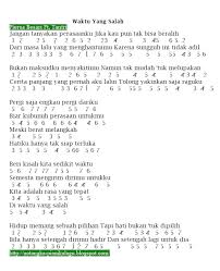 These three chords form the basis of a huge number of popular songs. Not Angka Pianika Waktu Yang Salah Fiersa Besari Ft Tantri Pianika Not Musik Teks Lucu