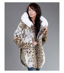 The Lynx Fur Parka Coat With Hood For