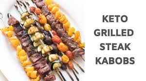 whole30 keto grilled steak kabobs